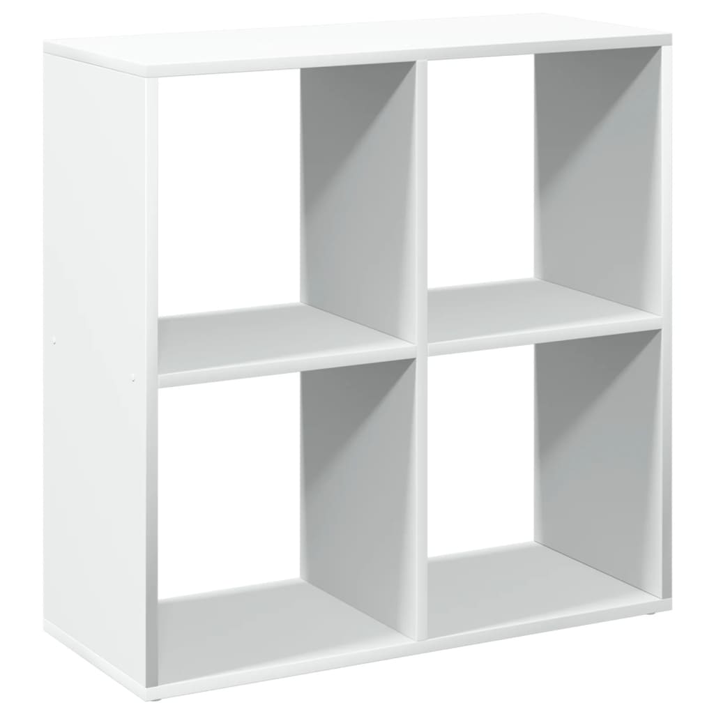 Pregrada za sobe, bijela, 69,5 x 29 x 69,5 cm, od inženjerskog drva