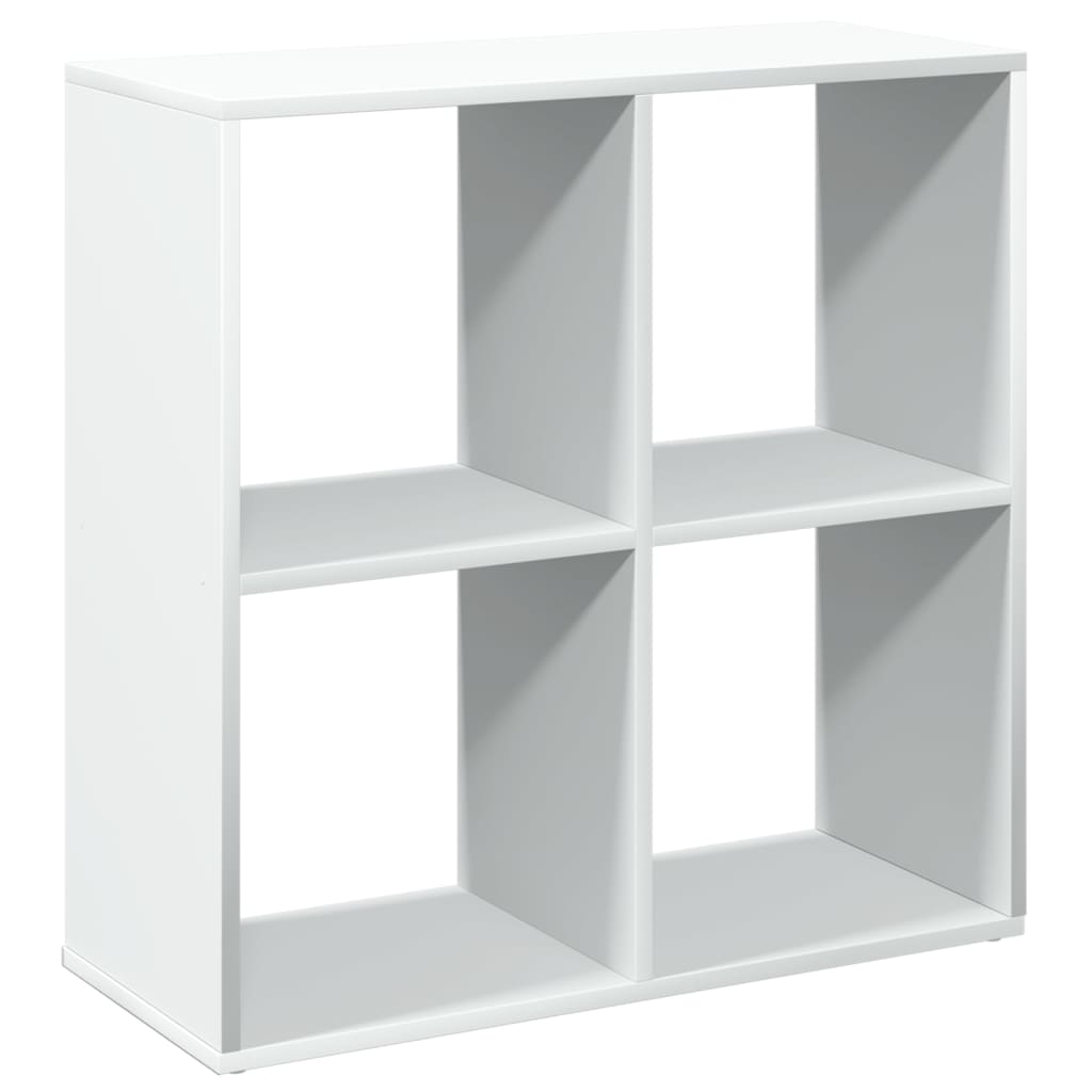 Pregrada za sobe, bijela, 69,5 x 29 x 69,5 cm, od inženjerskog drva