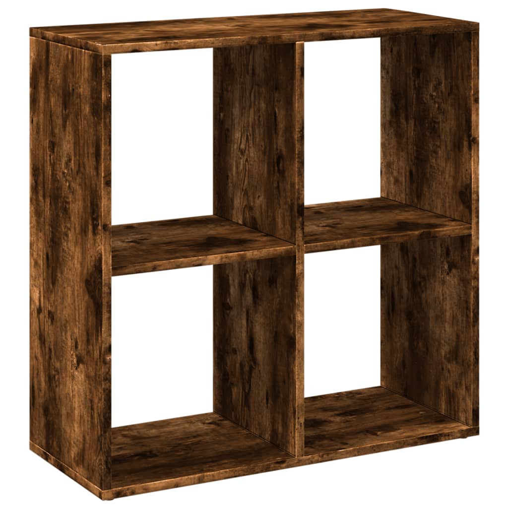 Pregrada / regal za knjige boja hrasta 69,5x29x69,5 cm drveni