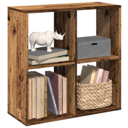 Pregrada / regal za knjige boja drva 69,5x29x69,5 cm drveni