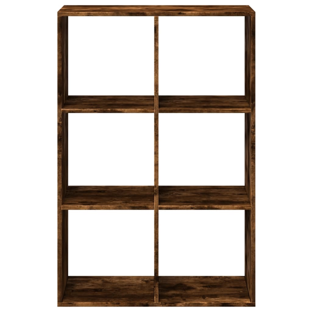 Pregrada / regal za knjige boja hrasta 69,5x29x103,5 cm drveni