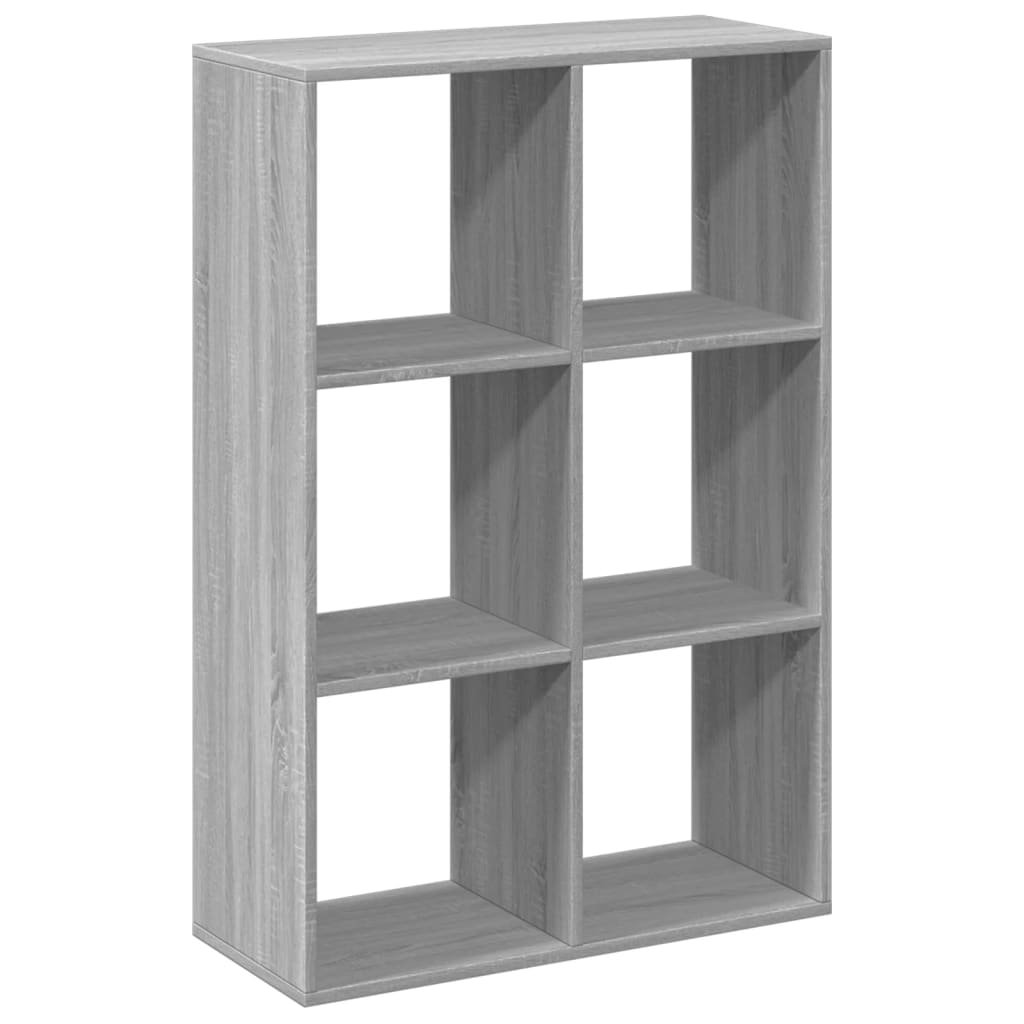 Pregrada / regal za knjige boja hrasta 69,5x29x103,5 cm drveni