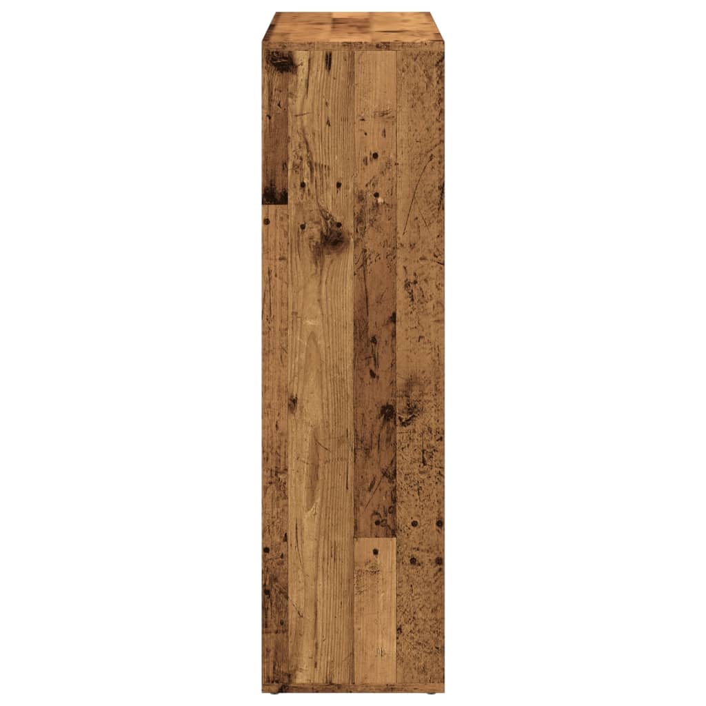 Pregrada / regal za knjige boja drva 102x29x103,5 cm drveni