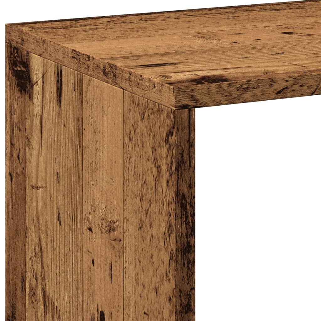 Pregrada / regal za knjige boja drva 102x29x103,5 cm drveni