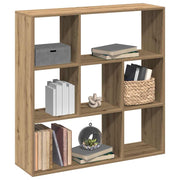 Pregrada / regal za knjige boja hrasta 102x29x103,5 cm drveni