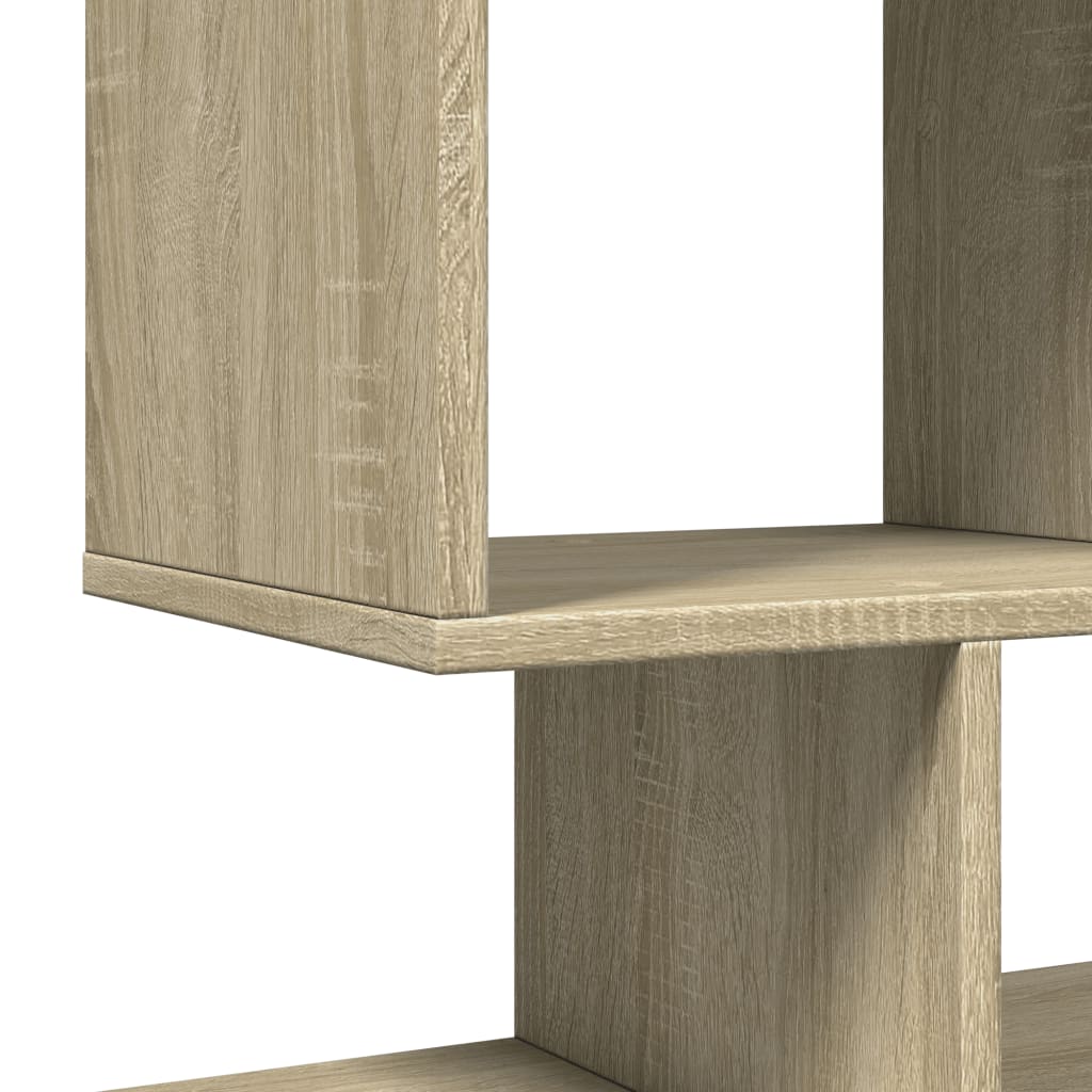 Pregrada / regal za knjige boja hrasta 92x29x112 cm drveni