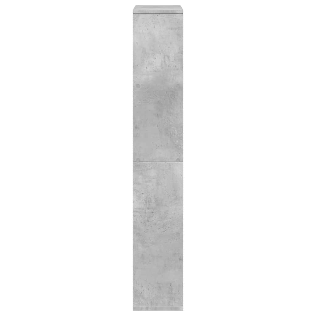 Regal za knjige boja betona 60x20x120,5 cm konstruirano drvo