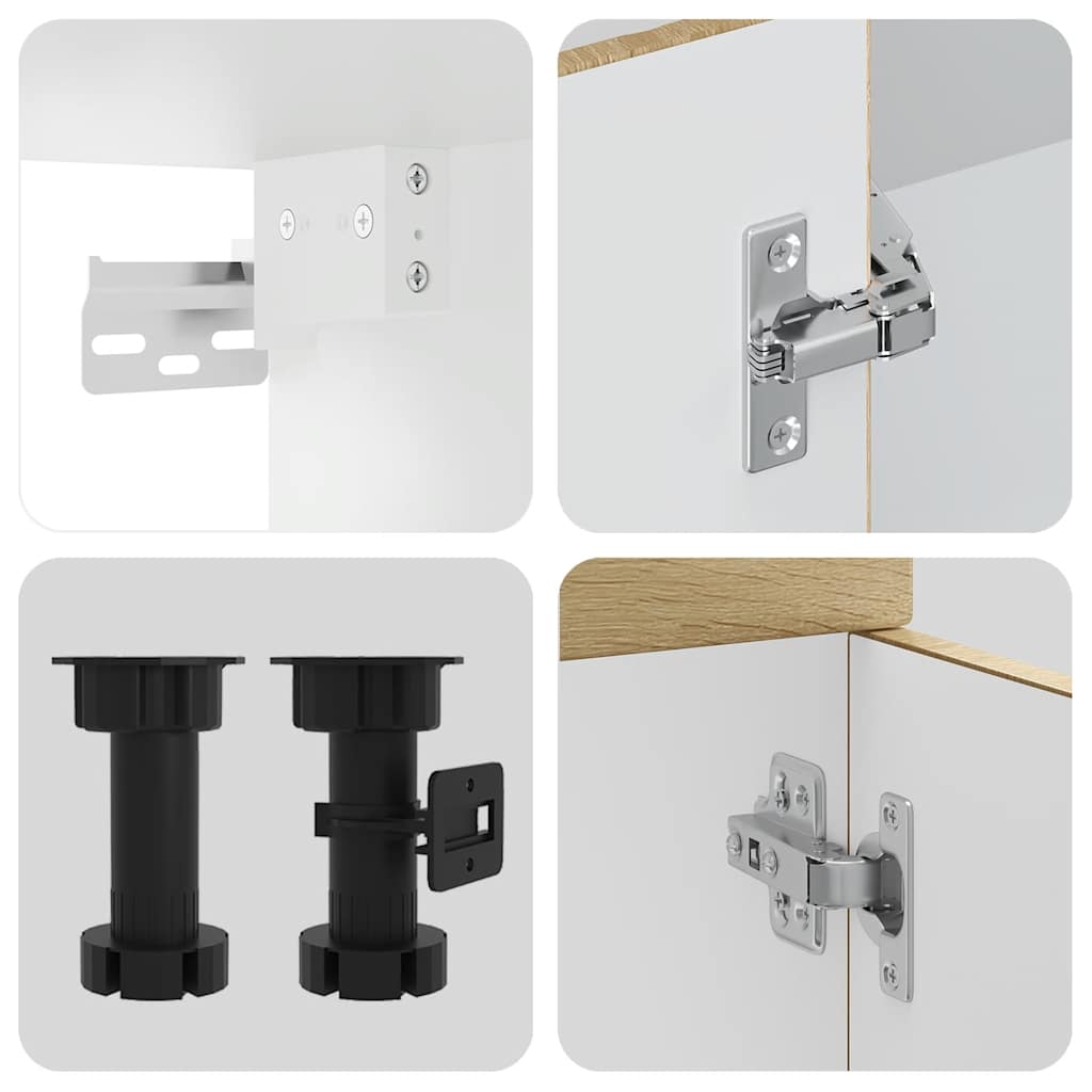 7-dijelni set kuhinjskih ormarića Kalmar konstruiranog drva