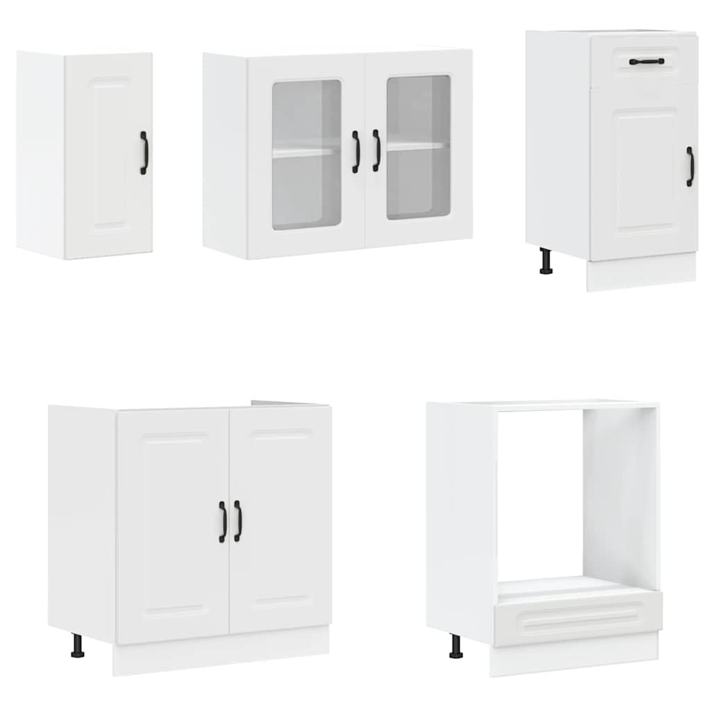 Set kuhinjskih elementa od 8 dijelova "Kalmar" izrađeno drvo