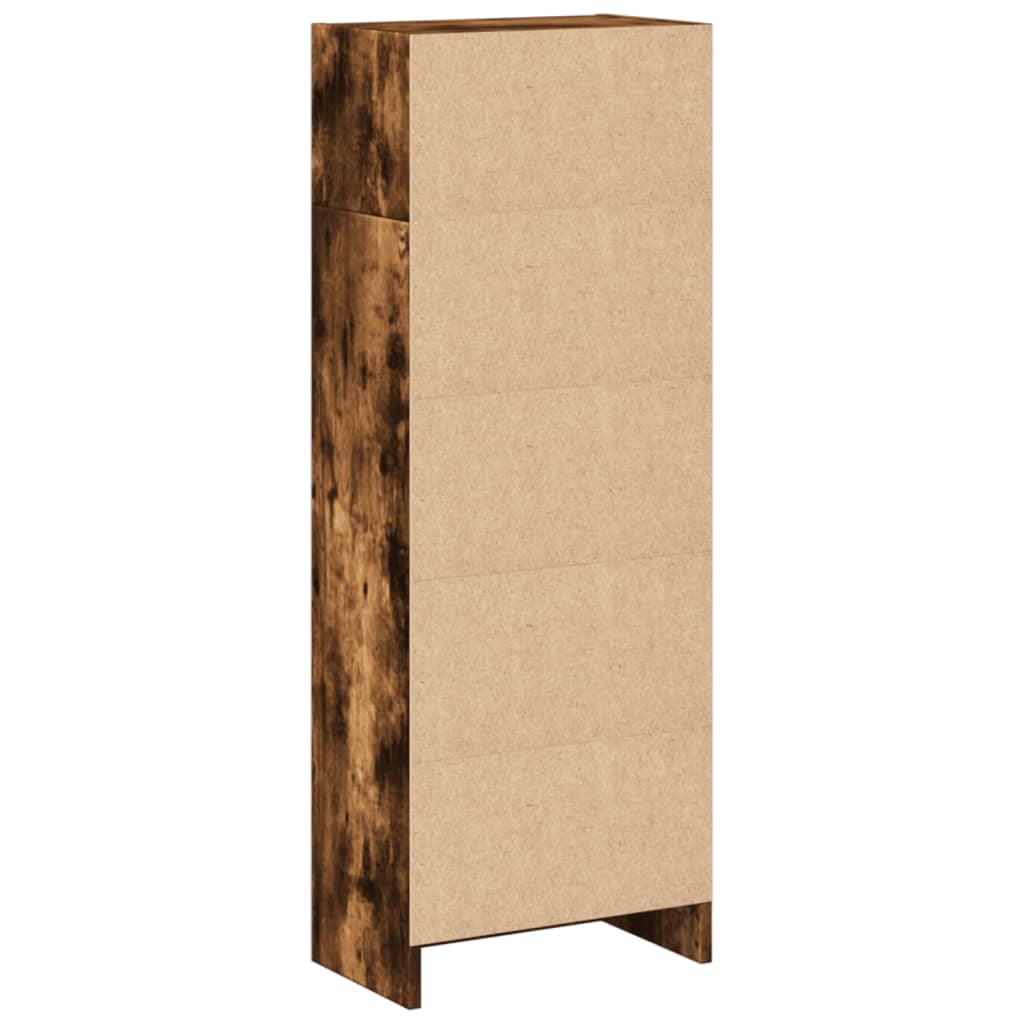 Regal za knjige boja hrasta 40x24x109 cm konstruirano drvo