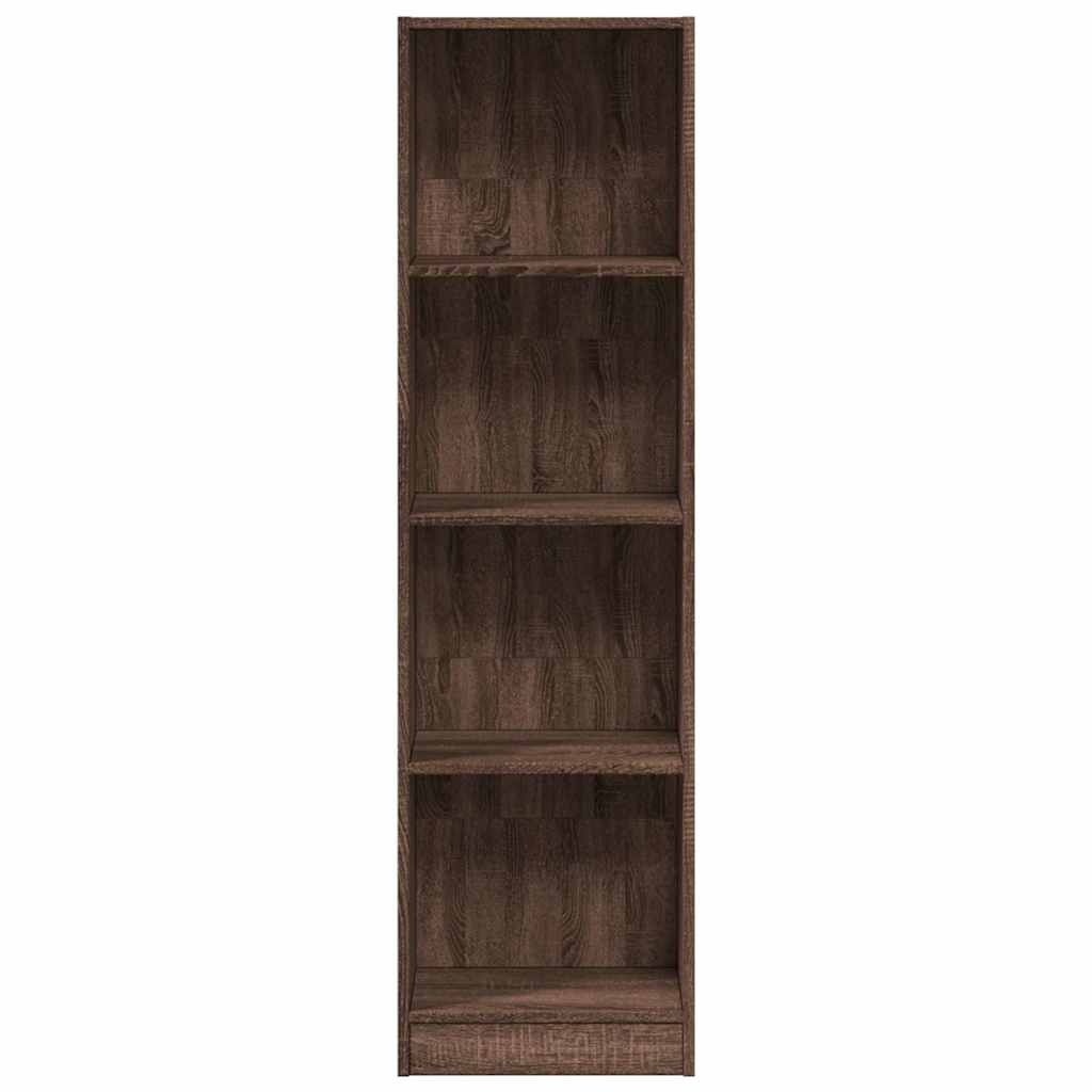 Regal za knjige boja hrasta 40x24x143 cm konstruirano drvo