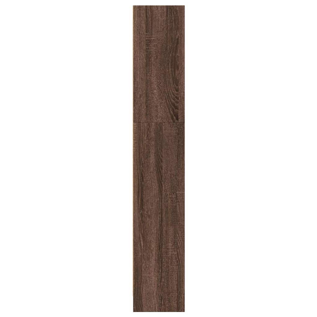 Regal za knjige boja hrasta 40x24x143 cm konstruirano drvo