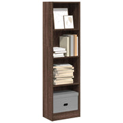 Regal za knjige boja hrasta 40x24x143 cm konstruirano drvo