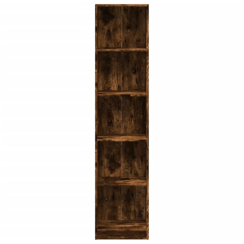 Regal za knjige boja hrasta 40x24x176 cm od konstruiranog drva