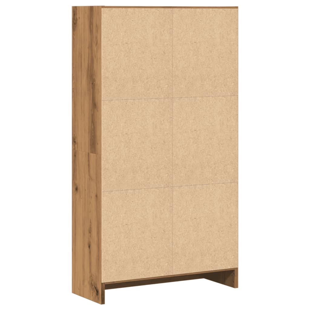 Regal za knjige boja hrasta 60x24x109 cm konstruirano drvo