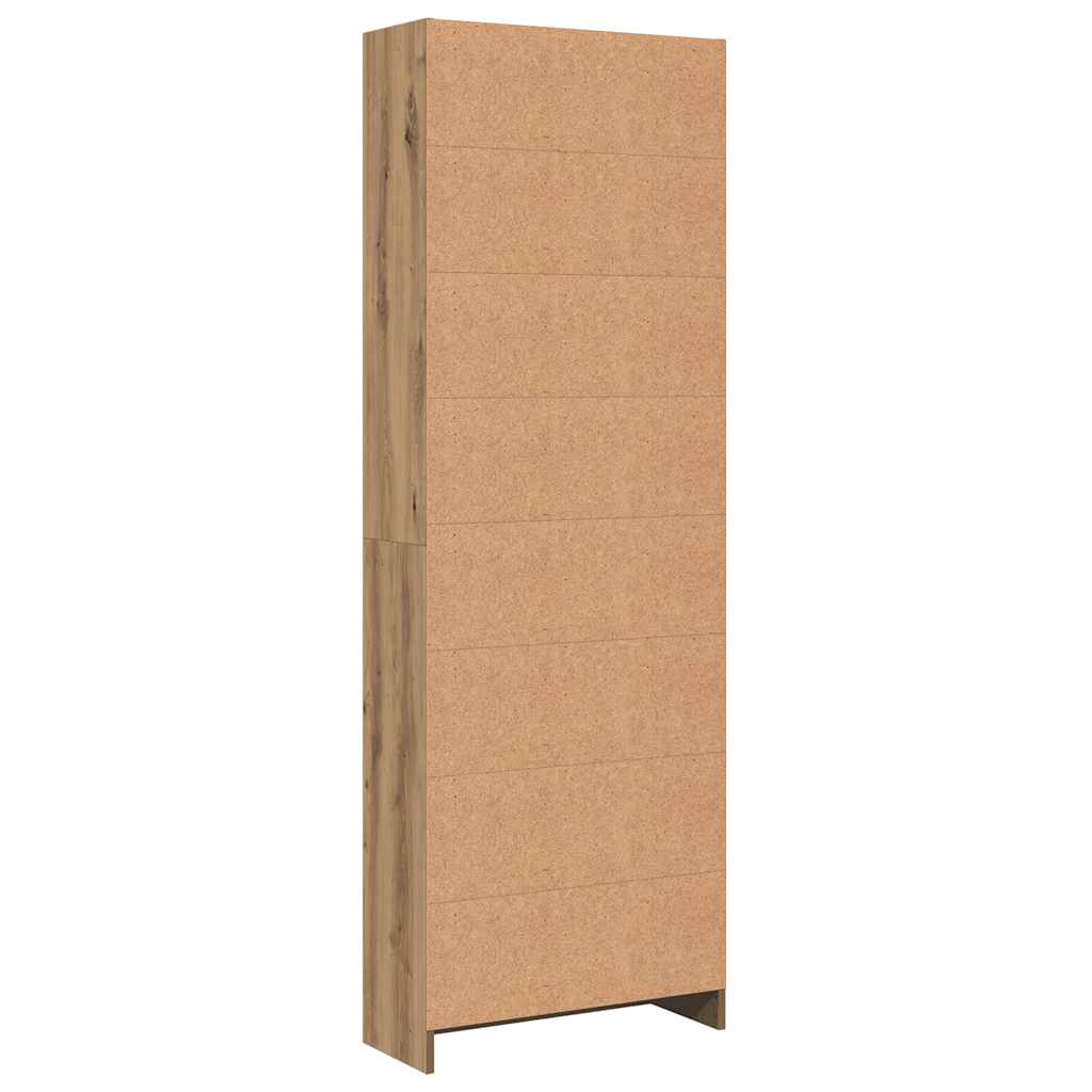 Polica za knjige Artisian hrast 60x24x176 cm Inženjersko drvo