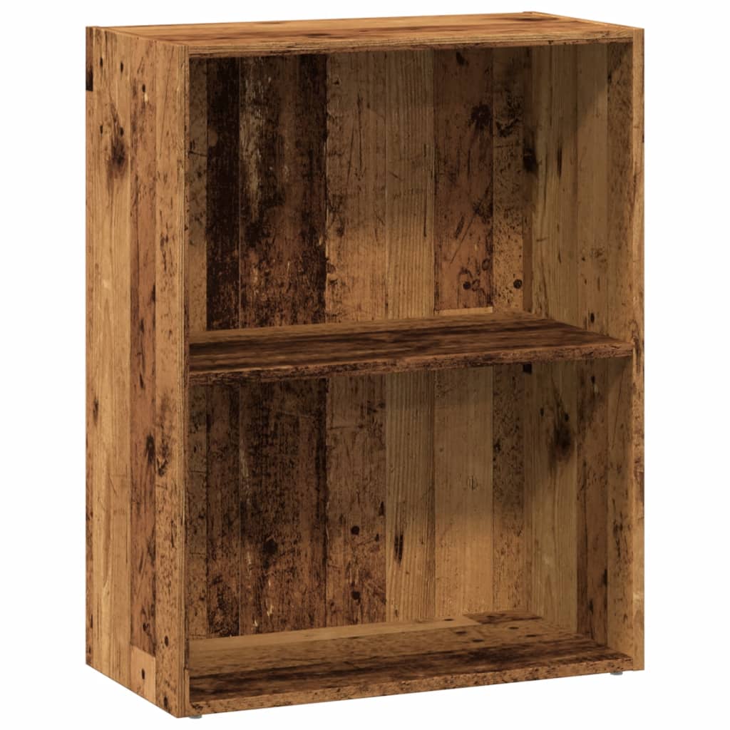 Regal za knjige boja starog drva 60x30x77 cm konstruirano drvo