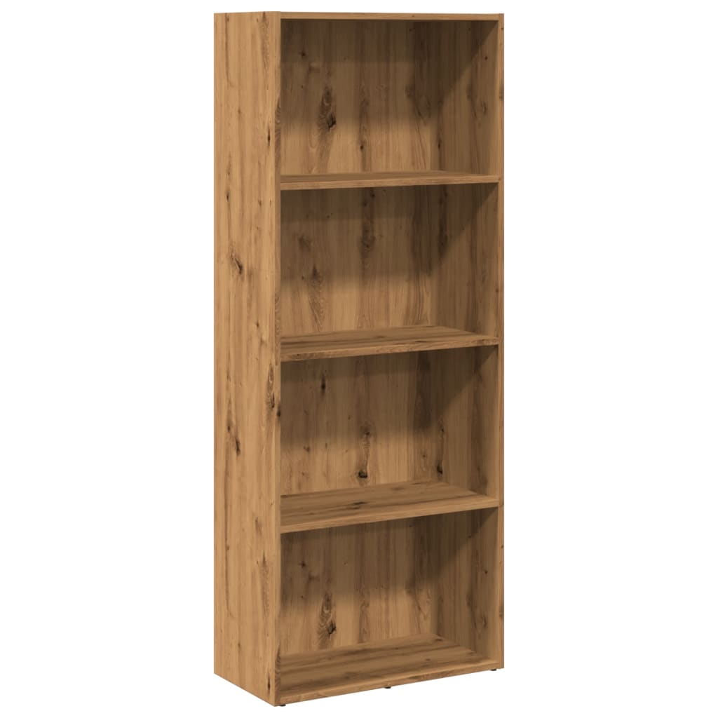 Regal za knjige boja artisian hrast 60x30x152 cm drveni