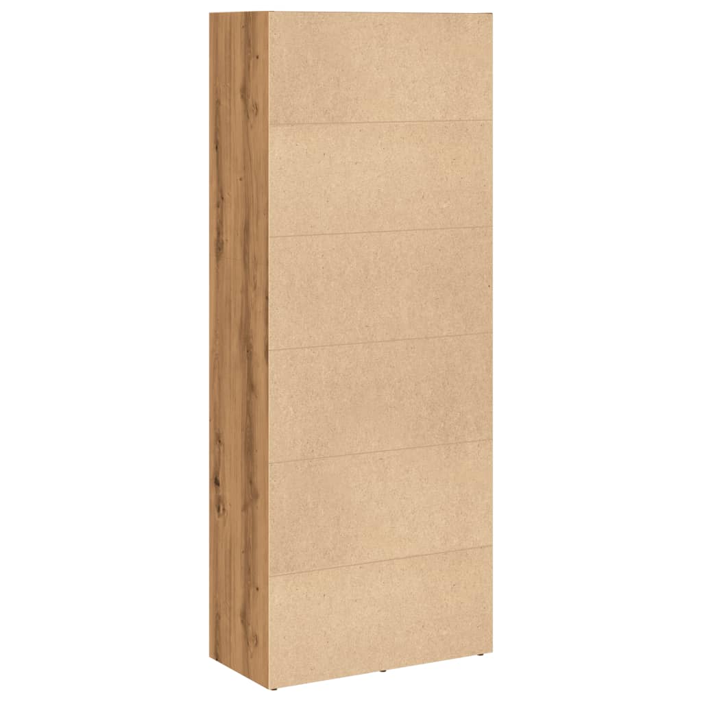 Regal za knjige boja artisian hrast 60x30x152 cm drveni