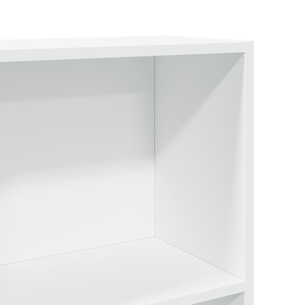 Regal za knjige bijeli 80x30x114 cm od konstruiranog drva
