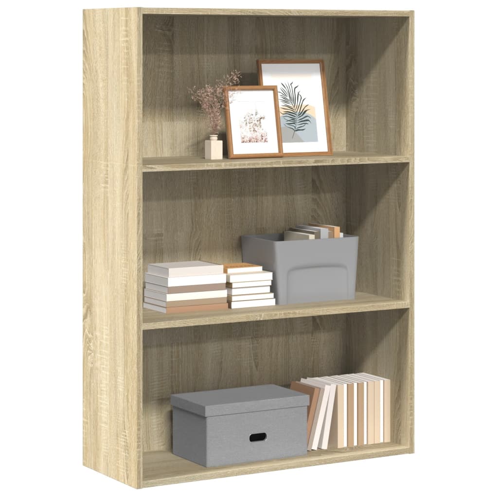 Regal za knjige boja hrasta 80x30x114 cm od konstruiranog drva