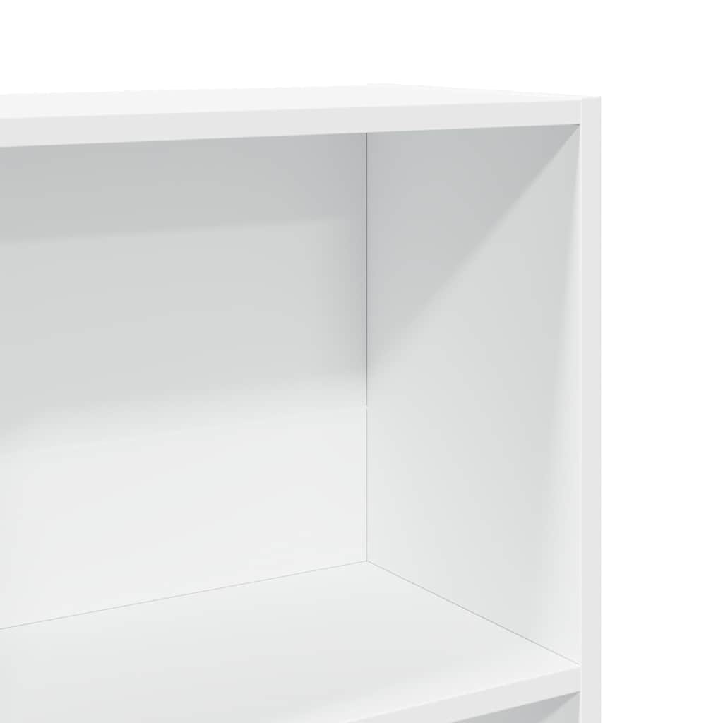 Regal za knjige bijeli 80x30x152 cm konstruirano drvo