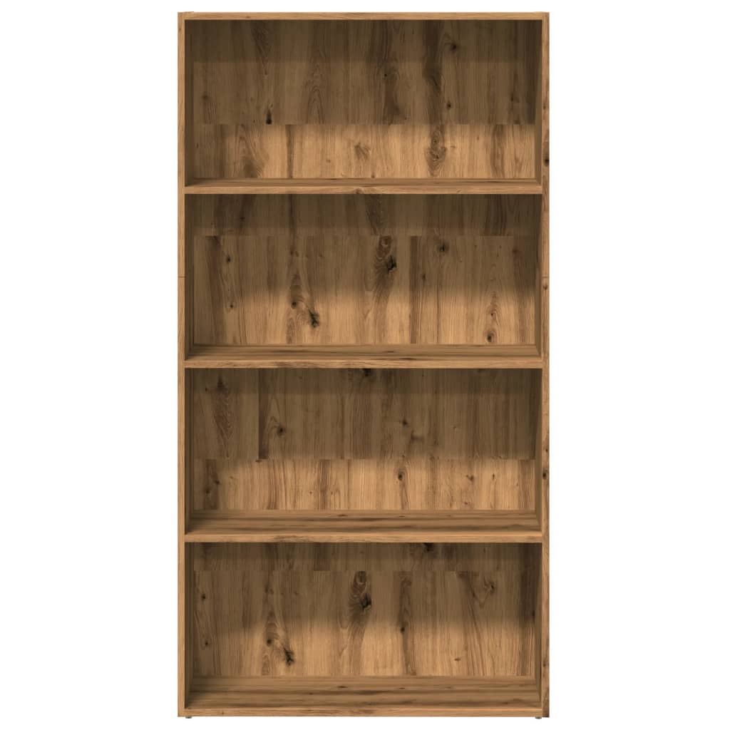 Regal za knjige boja artisian hrast 80x30x152 cm drveni