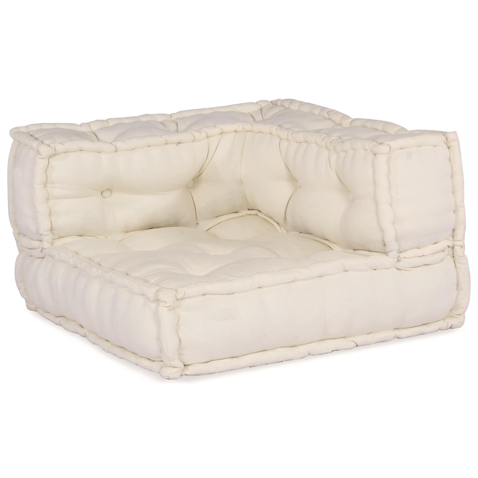 Modularna sofa 4 pcs Krem Tkanina