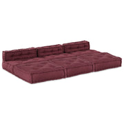 Modularna sofa 4 pcs Bordo Tkanina