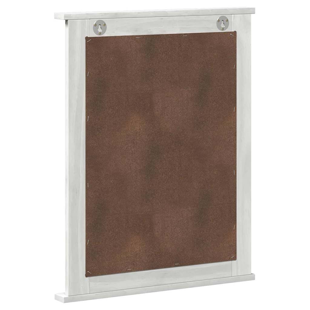Ogledalo VIGO Antič White 55,5 x 5 x 70 cm Masivna borovina
