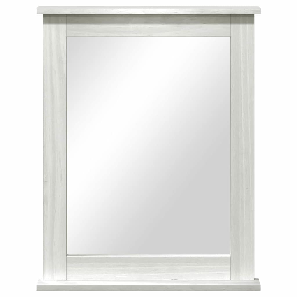 Ogledalo VIGO Antič White 55,5 x 5 x 70 cm Masivna borovina