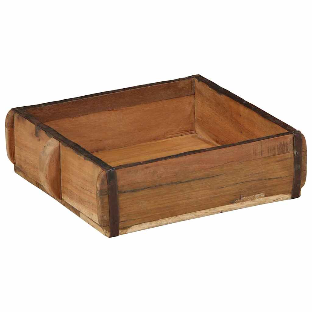 Pladanj 2 pcs Smeđa 29 x 31 x 10 cm Čvrsto drvo iz reciklaže