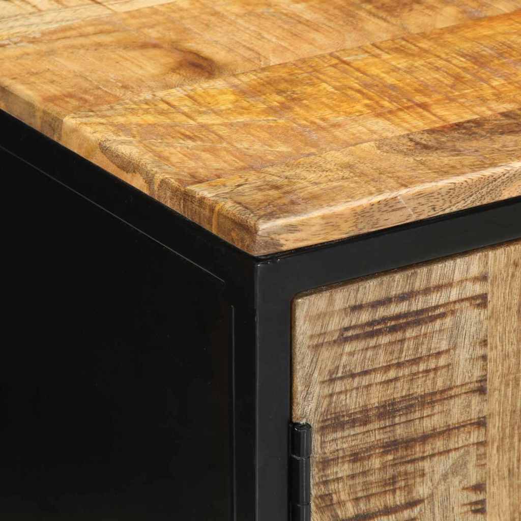 Noćni ormar 2 pcs Smeđa i crna 50 x 30 x 45 cm
