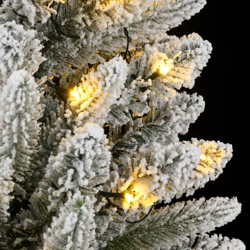 Umjetno božićno drvce s 300 LED žarulja i snijegom 180 cm