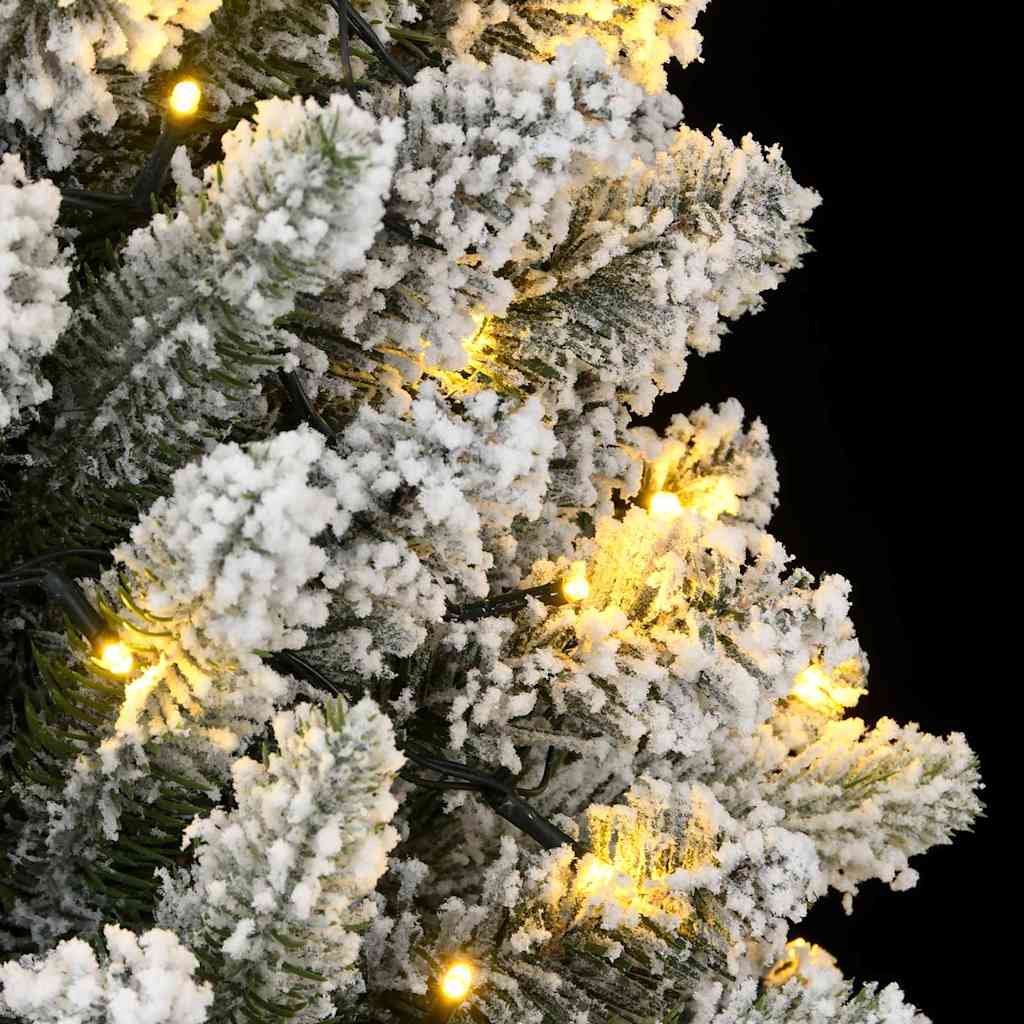 Umjetno božićno drvce sa 150 LED žarulja i snijegom 120 cm