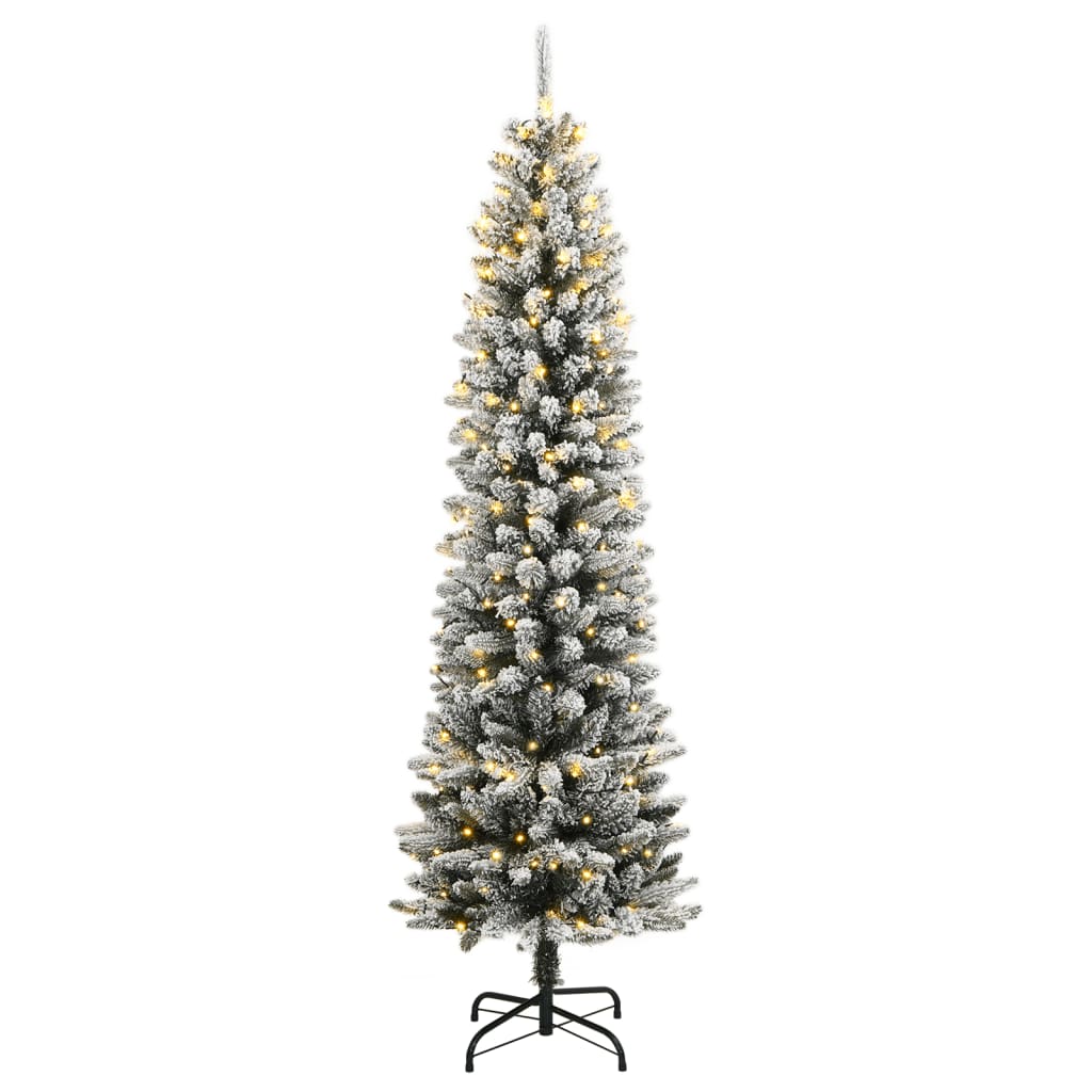 Umjetno božićno drvce 300 LED dioda i nasut snijeg 240 cm