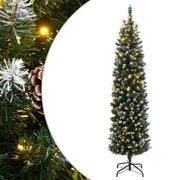 Umjetno tanko božićno drvce s 300 LED žarulja 180 cm