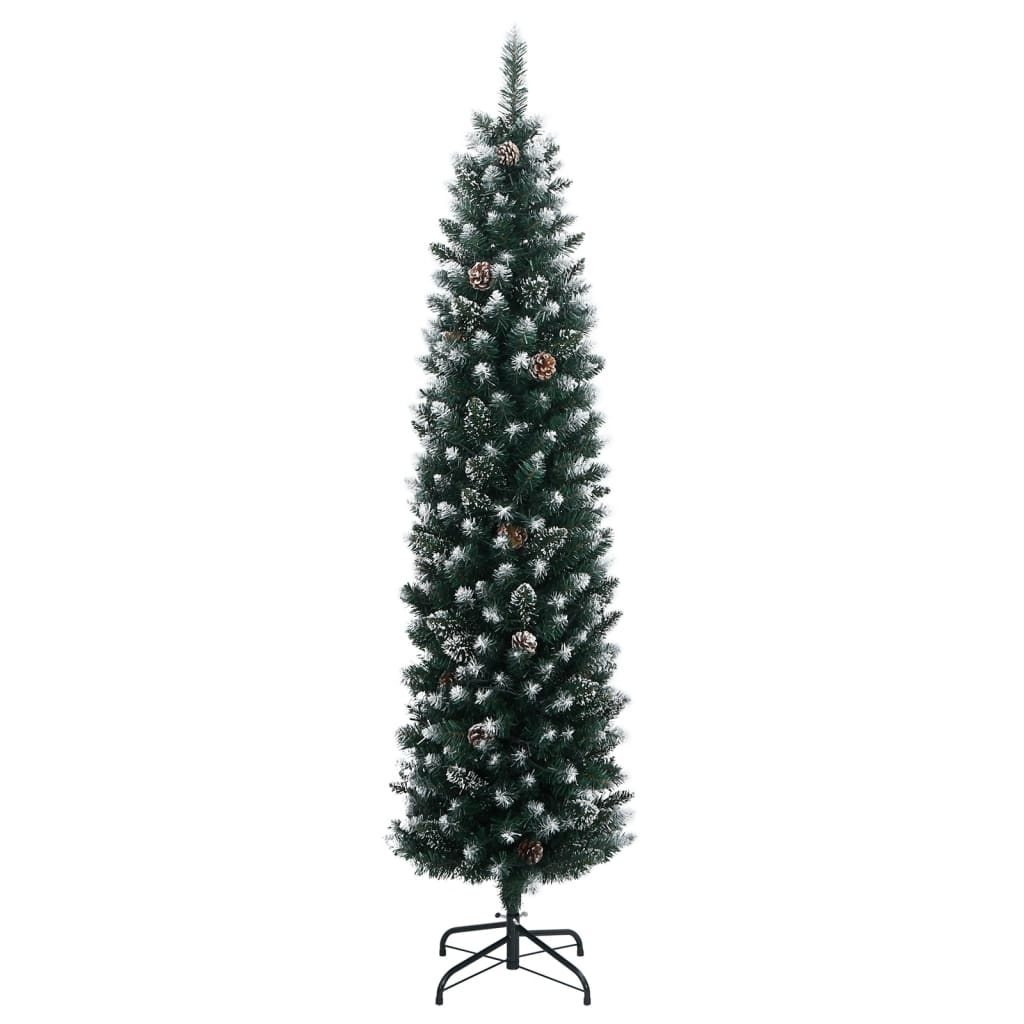 Umjetno tanko božićno drvce s 300 LED žarulja 180 cm