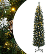 Umjetno tanko božićno drvce s 300 LED žarulja 210 cm