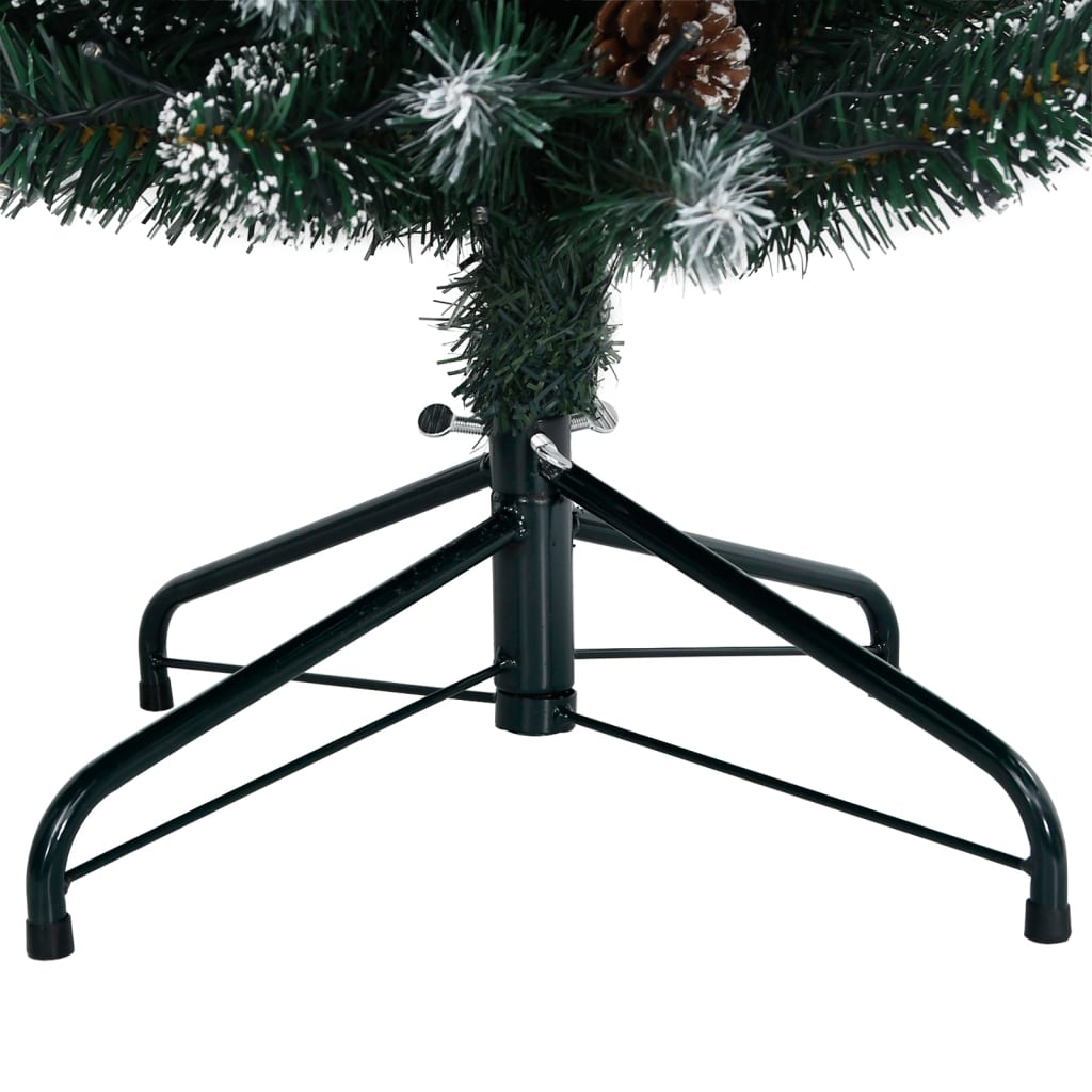 Umjetno tanko božićno drvce s 300 LED žarulja 210 cm