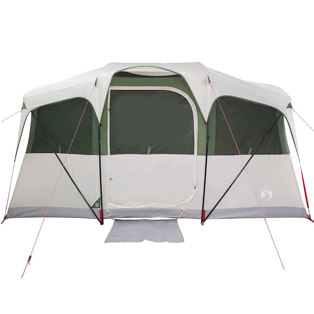 Obiteljski šator s krovom Bijela i zelena 435 x 255 x 216 cm