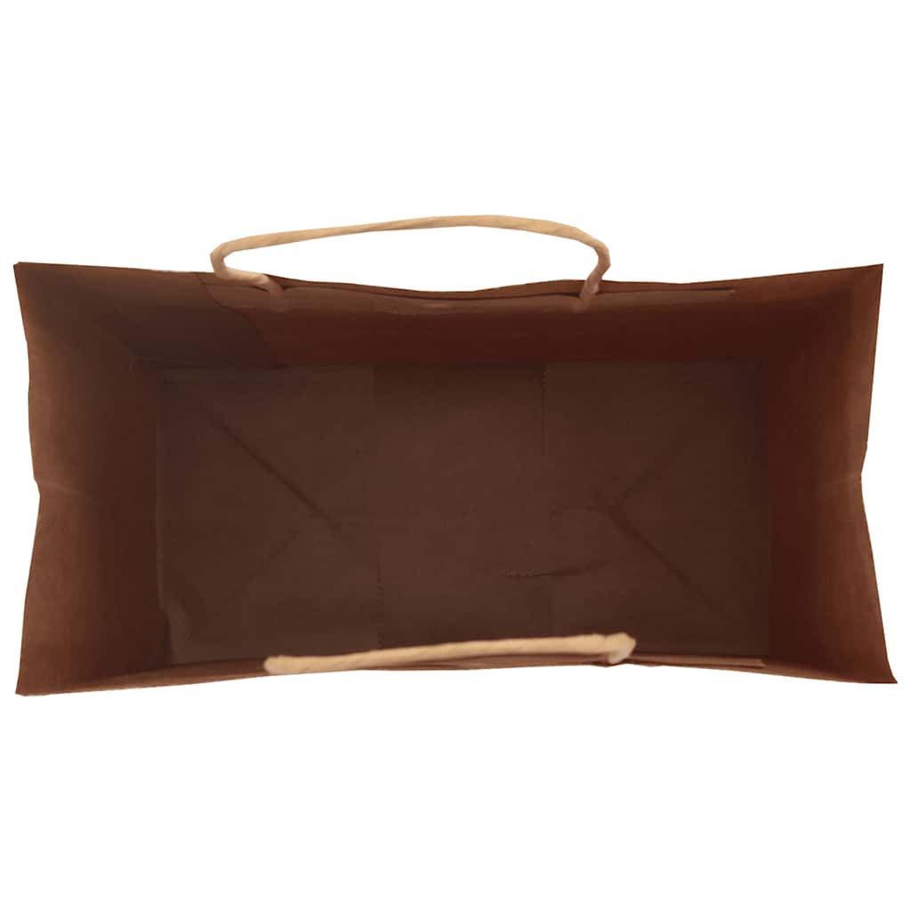 Papirnate vrećice 250 kom s ručkama zelene 32x17x44 cm