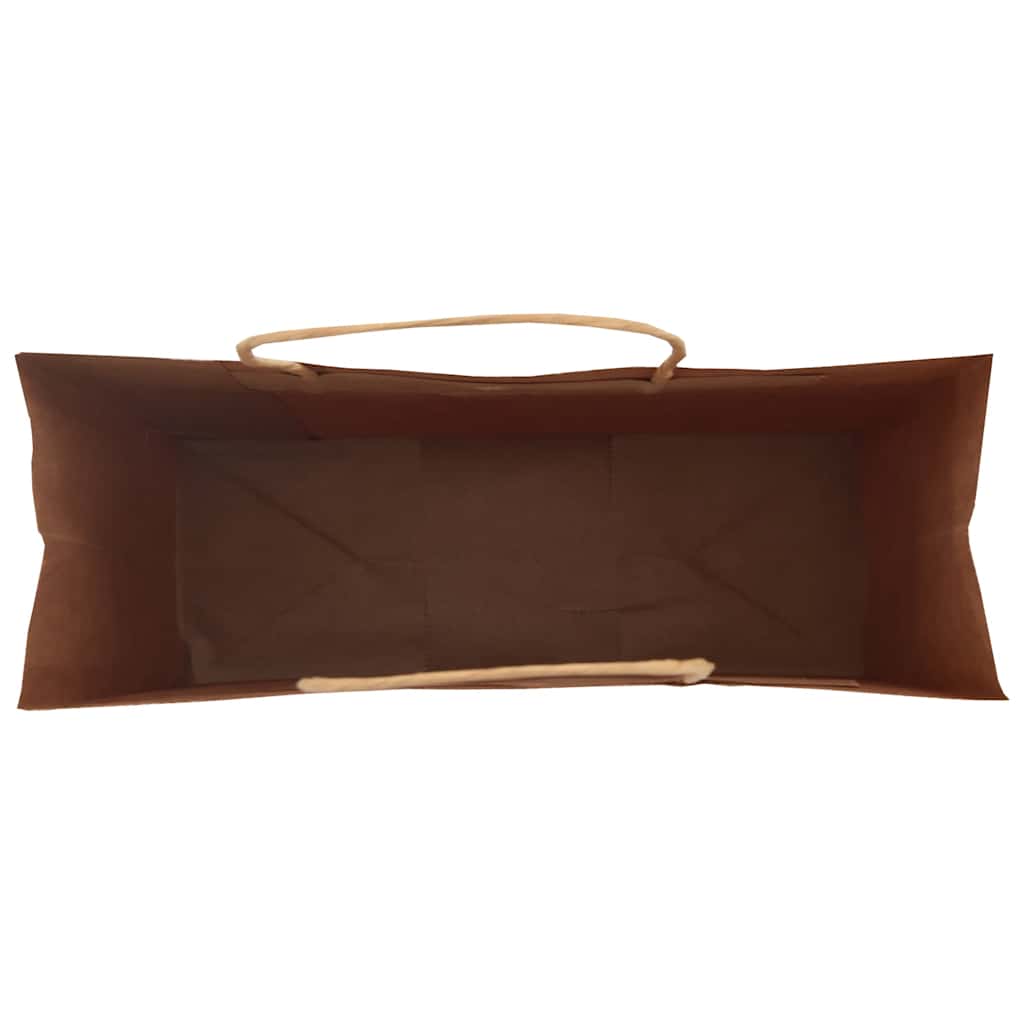 Papirnate vrećice 250 kom s ručkama zelene 45x17x48 cm