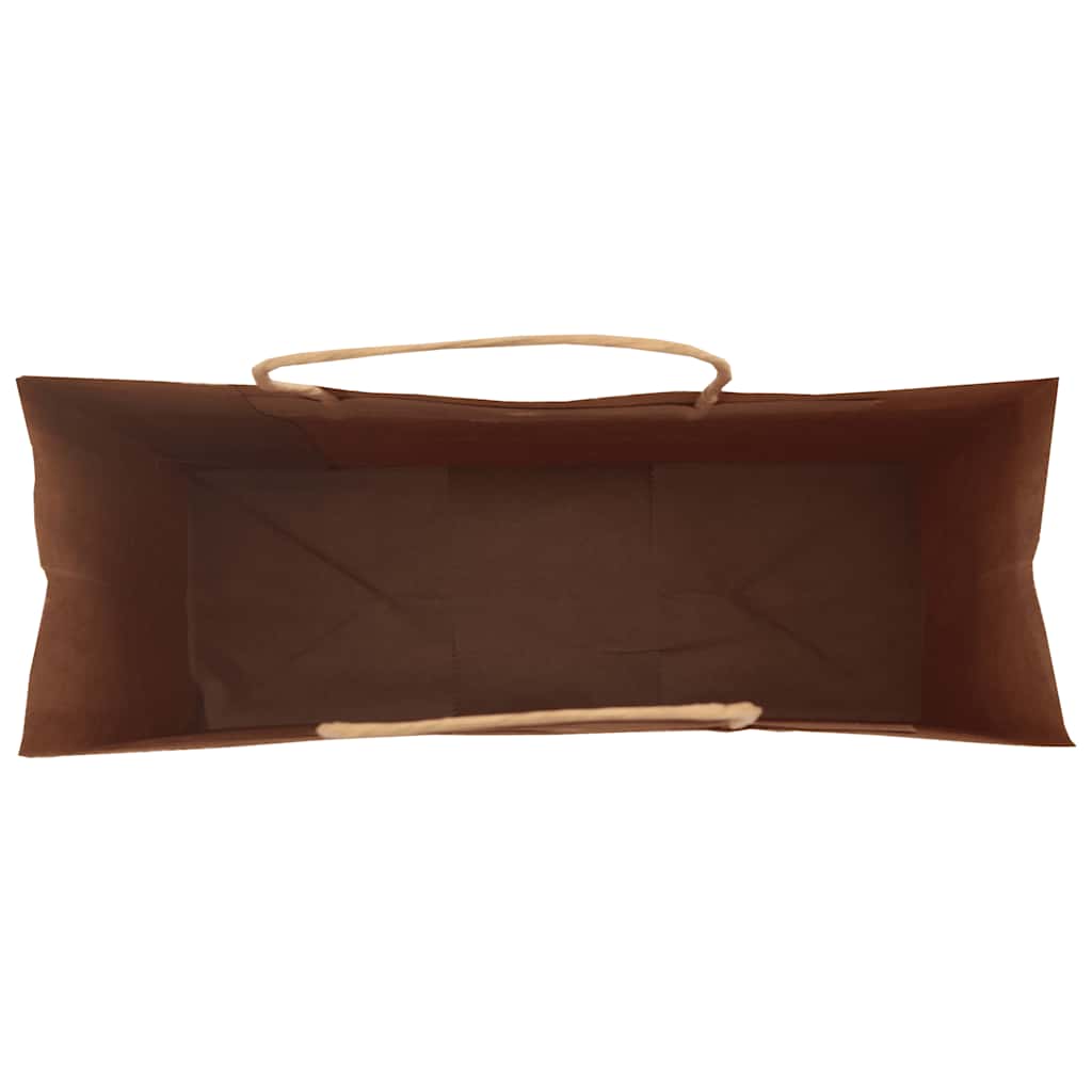 Papirnate vrećice 250 kom s ručkama crvene 45x17x48 cm