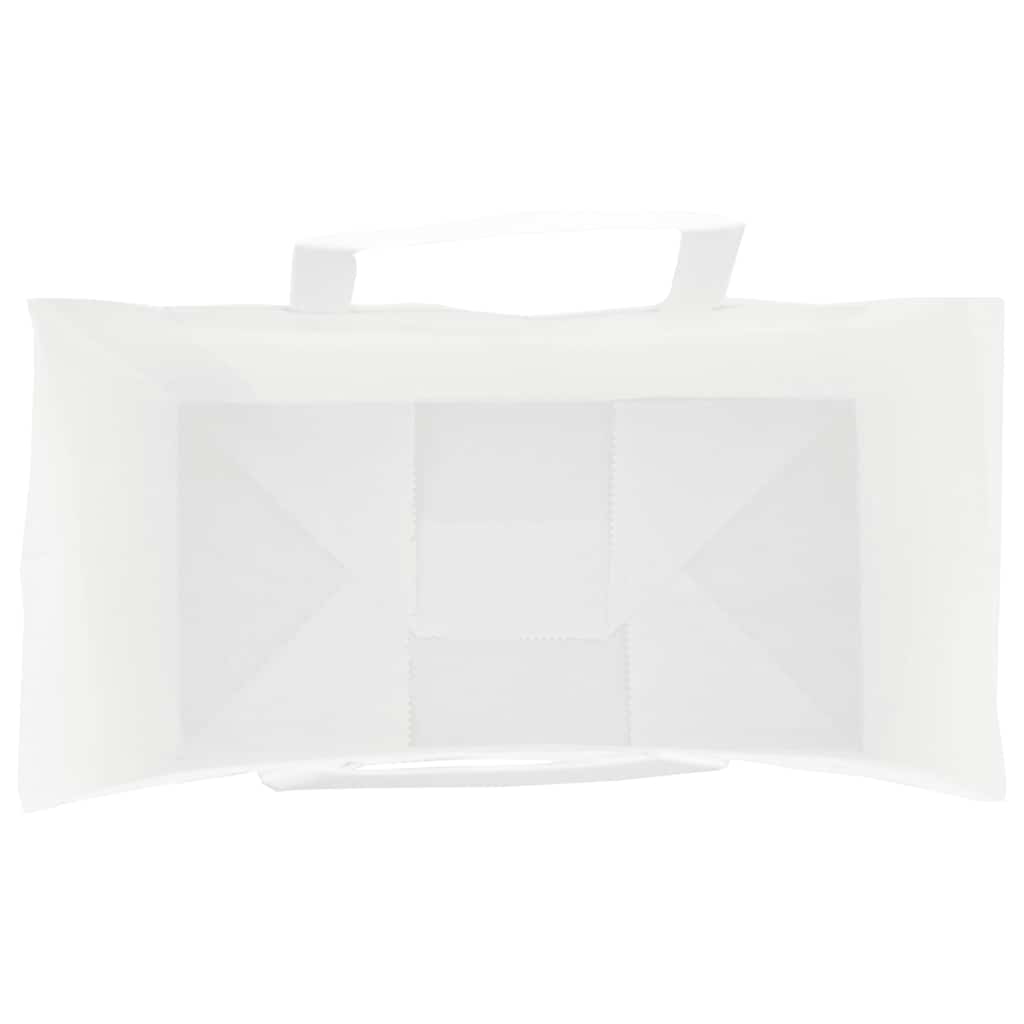 Papirnate vrećice 250 kom s ručkama bijele 21x11x36 cm