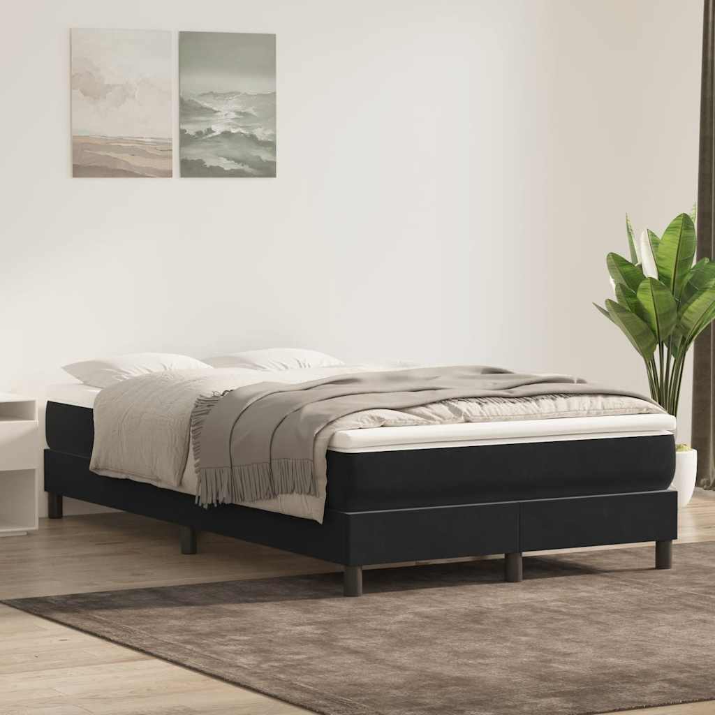 Box Spring krevet bez madraca crni 120x210 cm samt