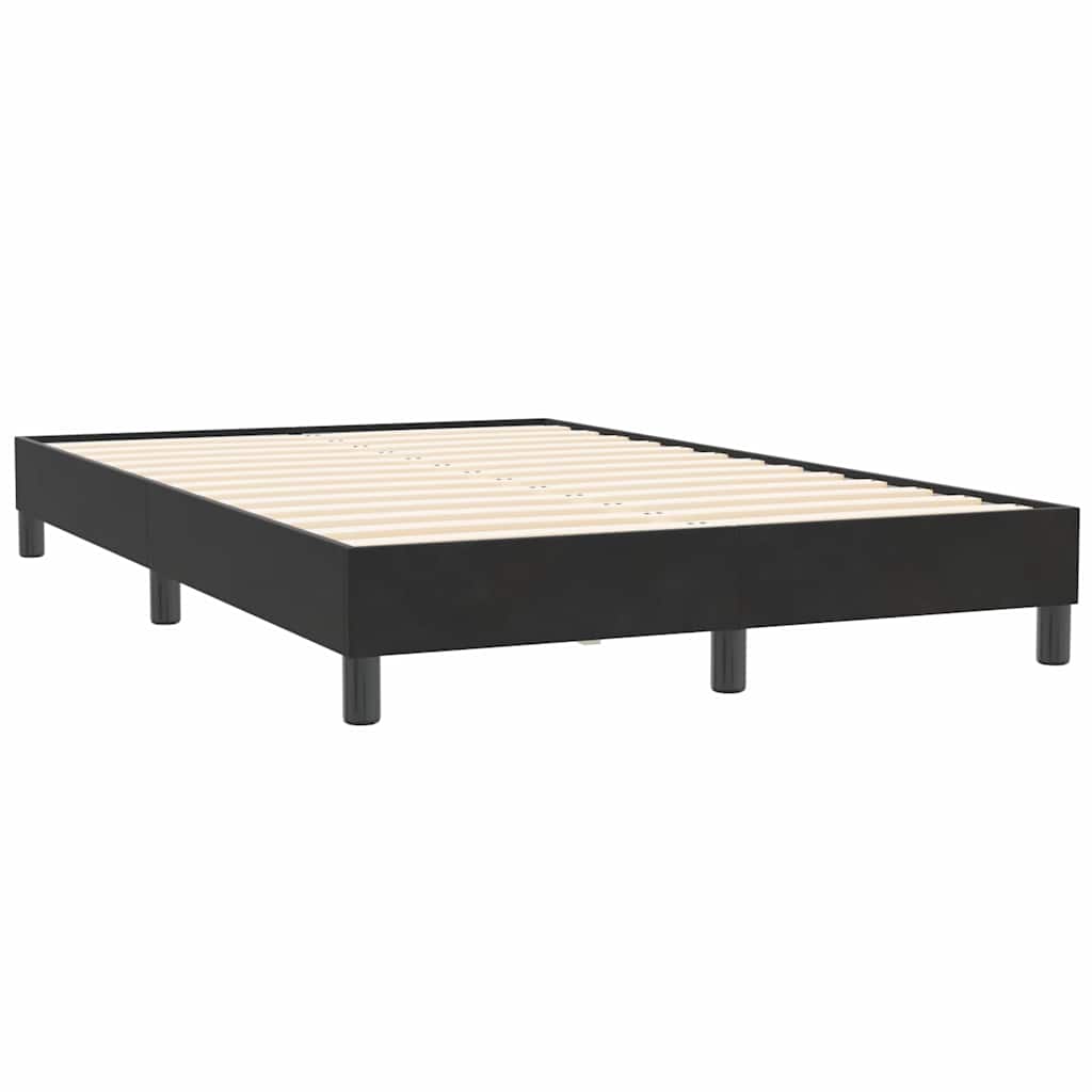 Box Spring krevet bez madraca crni 120x210 cm samt