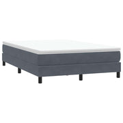 Box Spring krevet bez madraca tamno sivi 140x210 cm samt