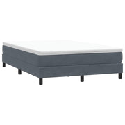 Box Spring krevet bez madraca tamno sivi 160x210 cm samt