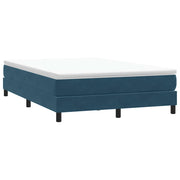Box Spring krevet bez madraca tamnoplavi 160x210 cm samt